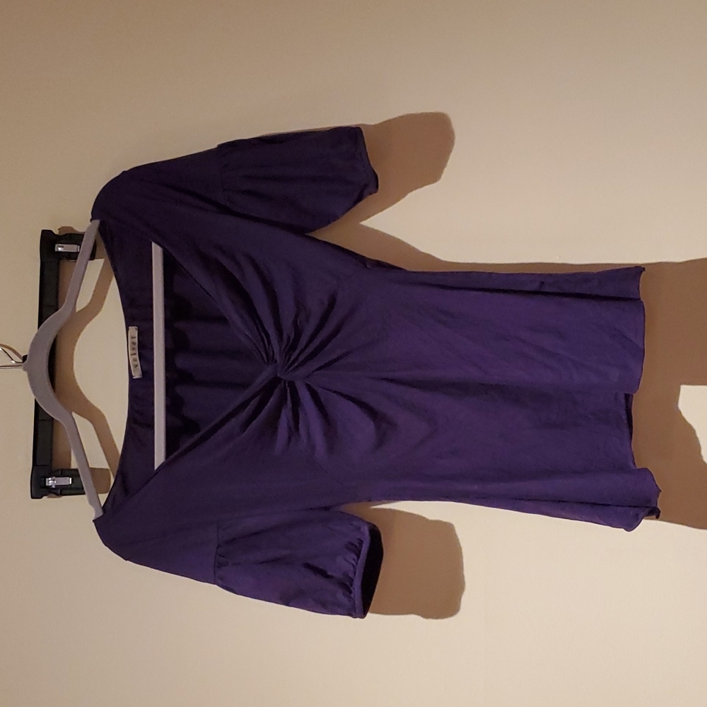 Velvet Anthropologie bell sleeve jersey top